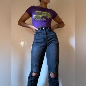 Mom jeans noir / black mom jeans